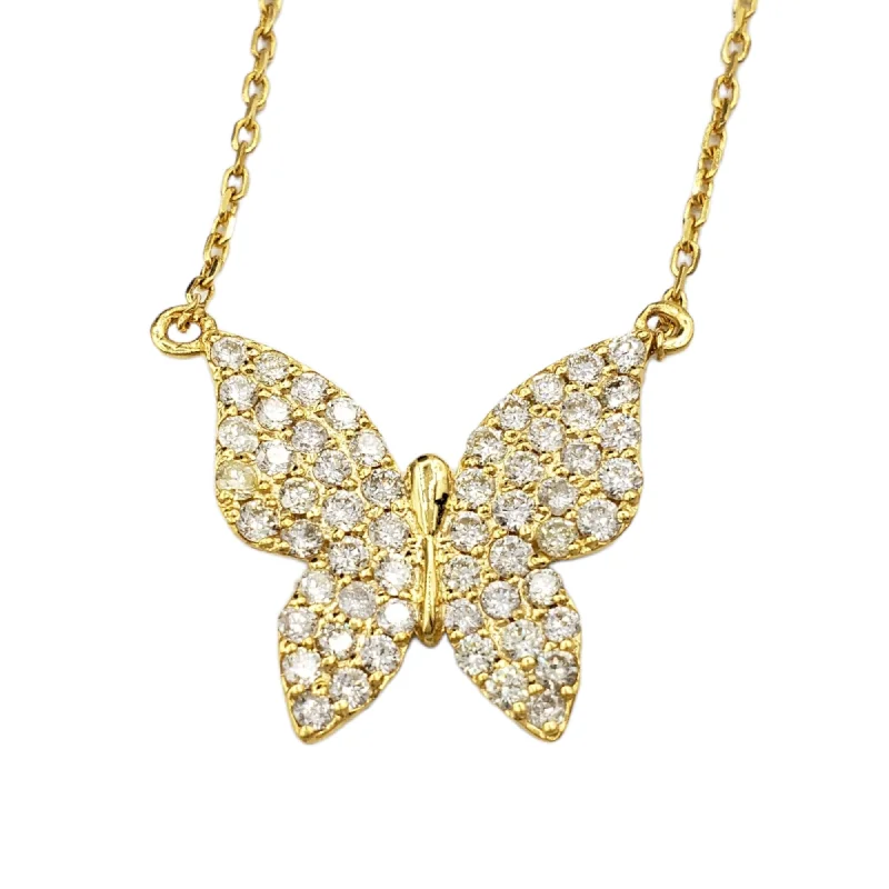 14k Diamond Butterfly  #27236