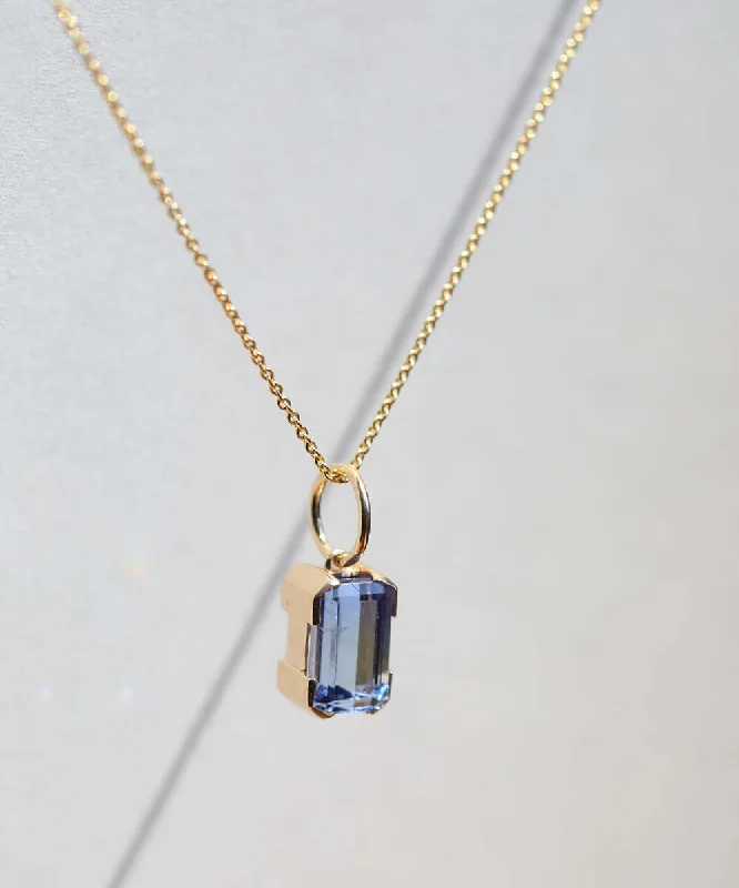 Bi-Color Tanzanite Pendant (Large)