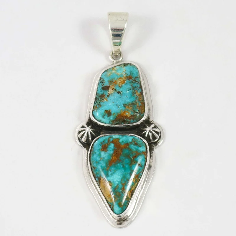 Easter Blue Turquoise Pendant