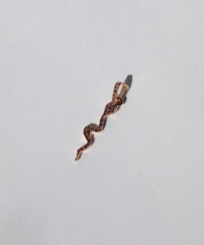 Pavé Serpent Pendant