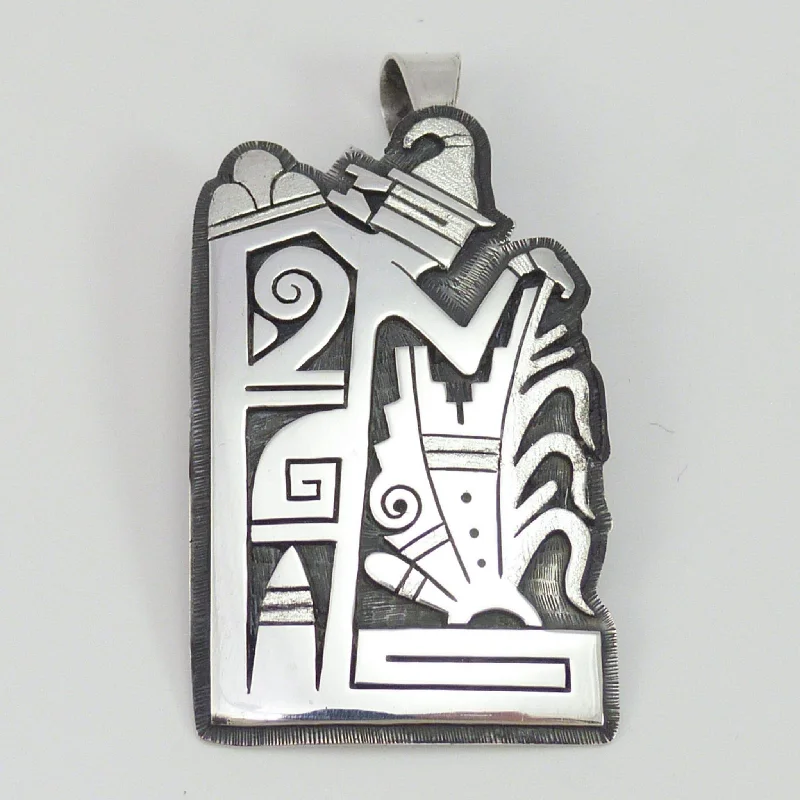 Hopi Overlay Pendant