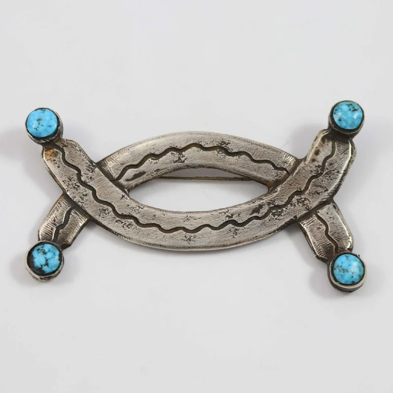 Kingman Turquoise Pin