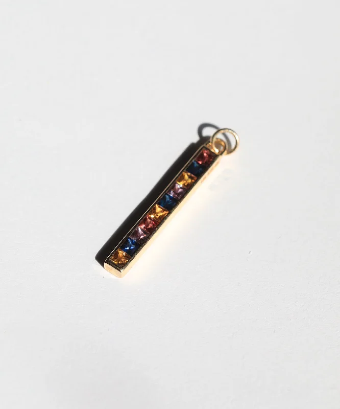 Sapphire Bar Pendant