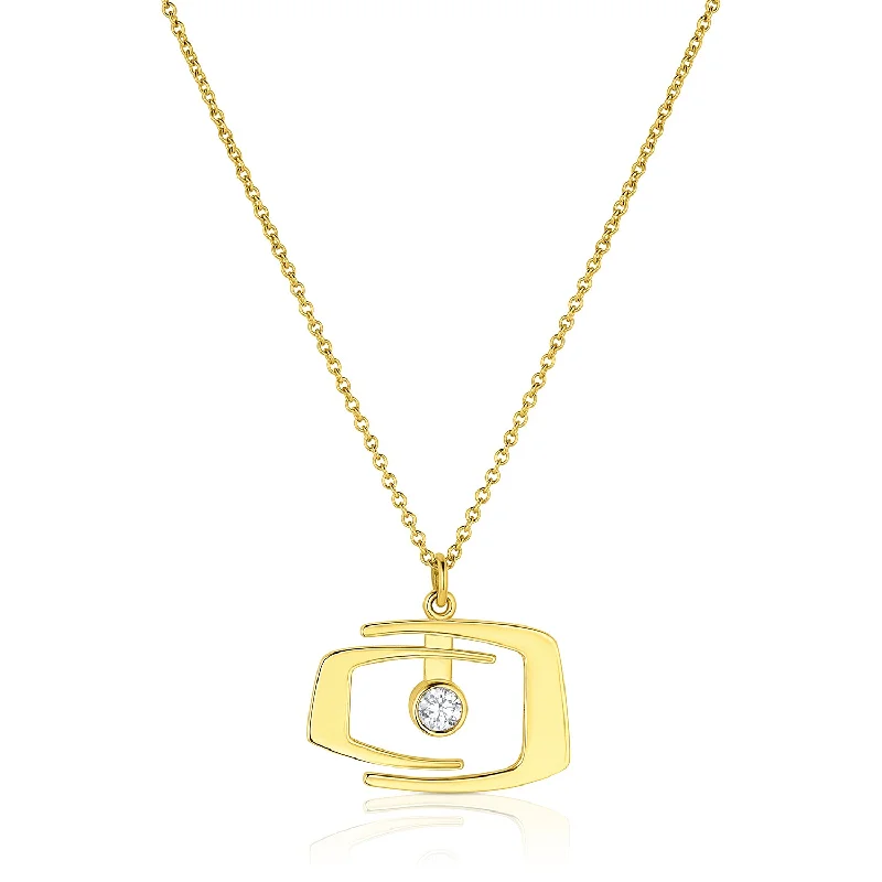 Modern Pendant with Diamond