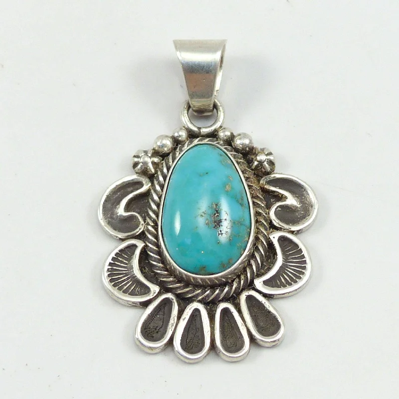 Morenci Turquoise Pendant