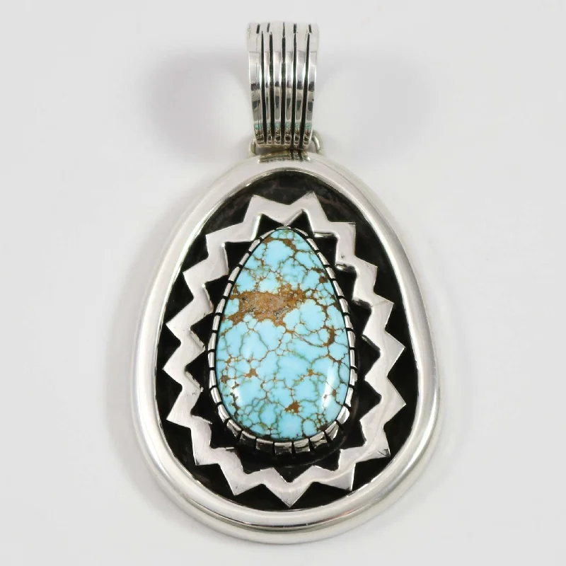 Number Eight Turquoise Pendant