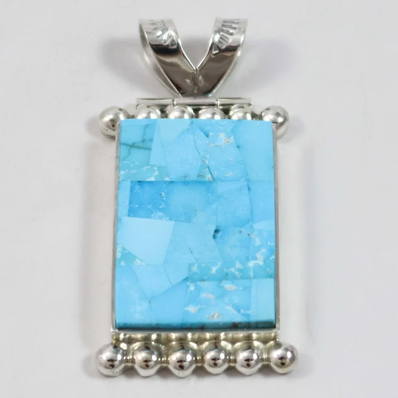 Sleeping Beauty Turquoise Pendant