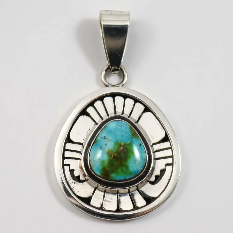 Sonoran Gold Turquoise Pendant