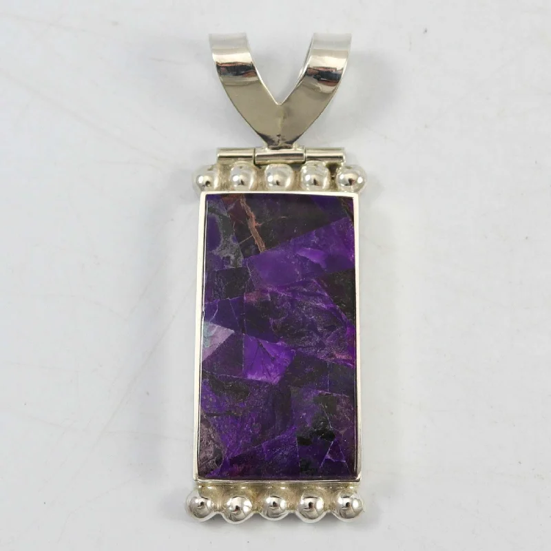 Sugilite Inlay Pendant