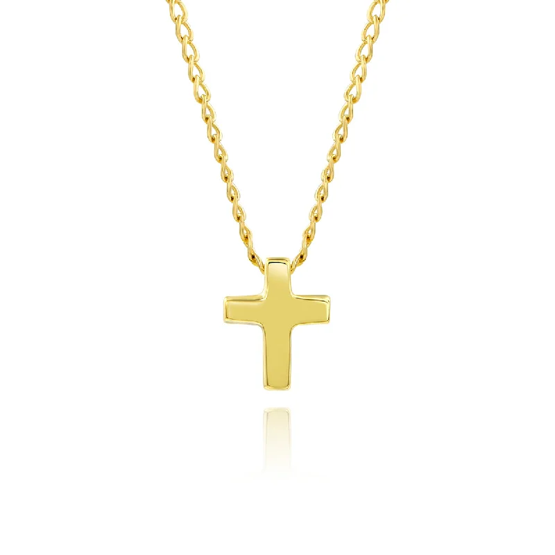 Tiny Cross in 14K Gold