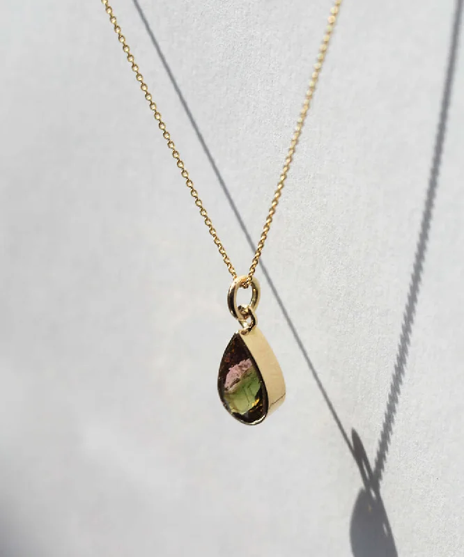 Pear Tourmaline Pendant (Large)