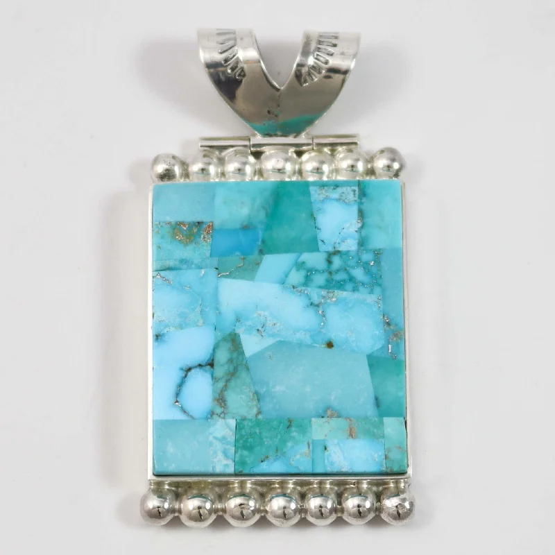 Turquoise Inlay Pendant