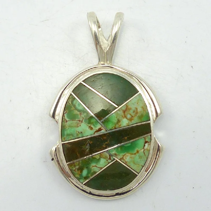 Variscite Inlay Pendant