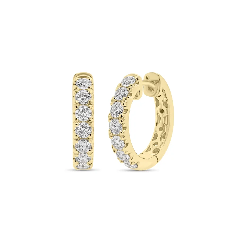 0.90 ct Huggie Earrings