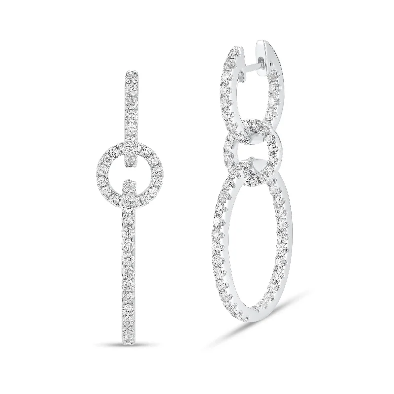 Diamond Interior & Exterior Multi-Hoop Earrings