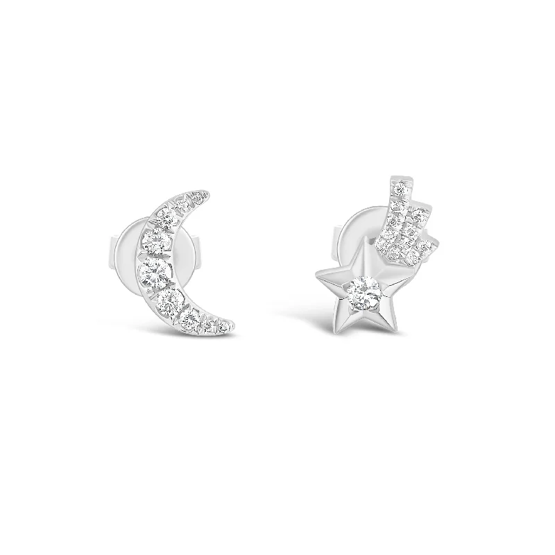 Celestial Diamond Stud Earrings