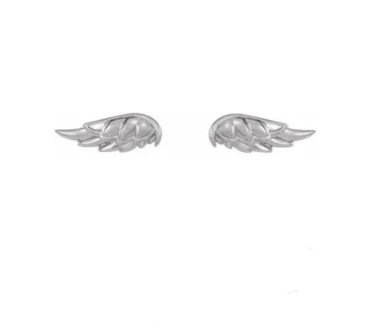 Angel Wing Stud Earrings