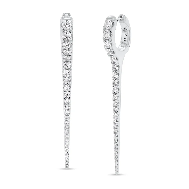 Diamond Dagger Earrings