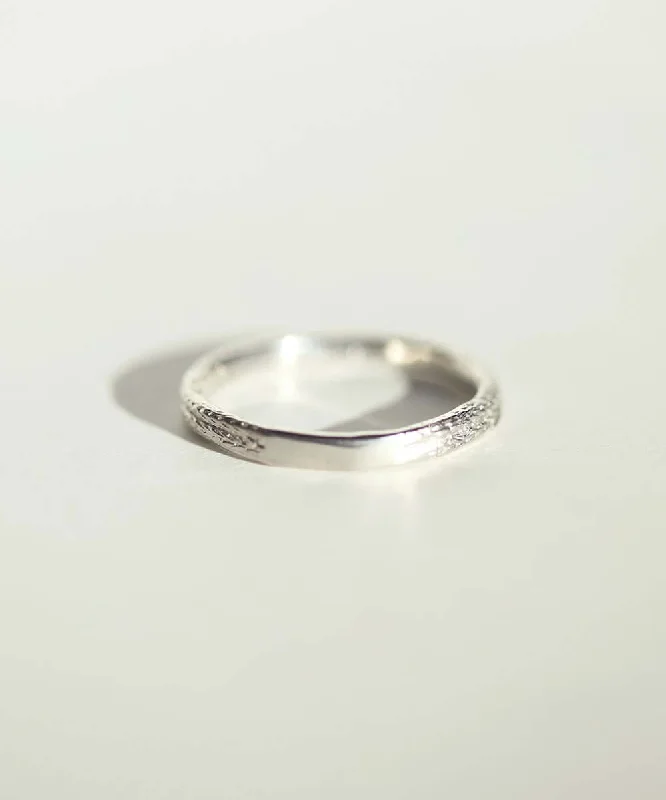 Foxtail Platinum Ring