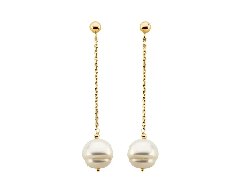 Freshwater Cultured Pearl Dangle Earrings