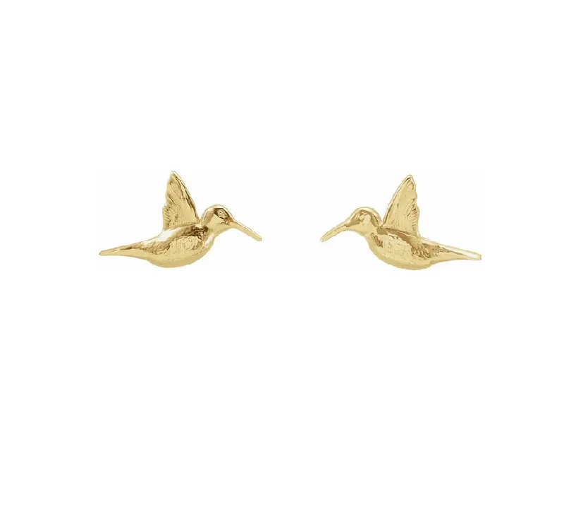 Humming Bird Stud Earrings