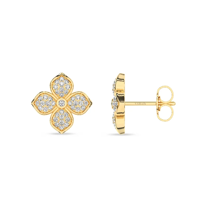 La Fleur Diamond Radiant Studs