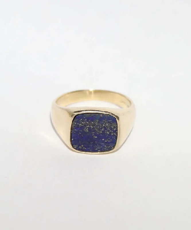 Lapis Signet Ring