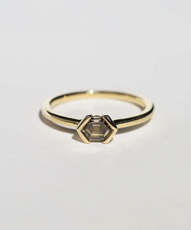 Lorry Cognac Diamond Ring