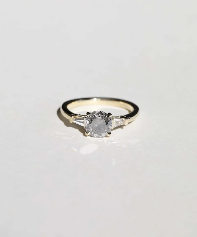 Mila II Salt & Pepper Diamond Ring