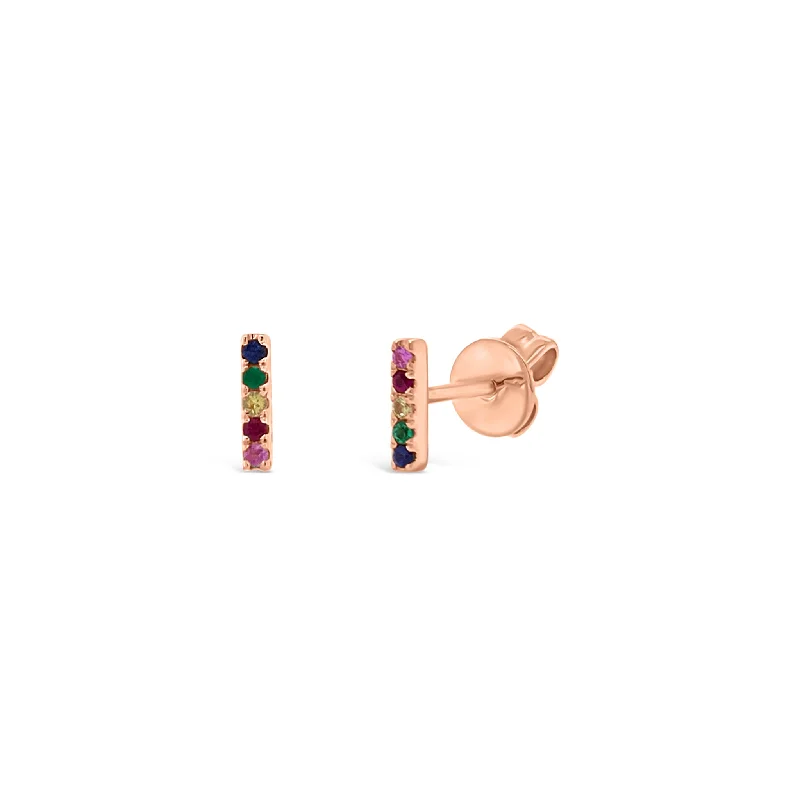 Rainbow Bar Earrings