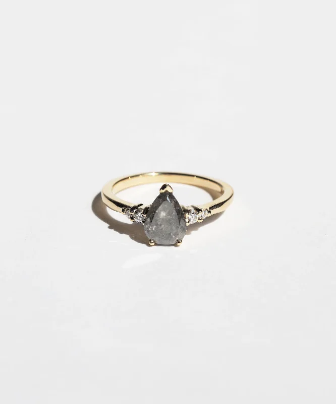 Ona Salt & Pepper Diamond Ring