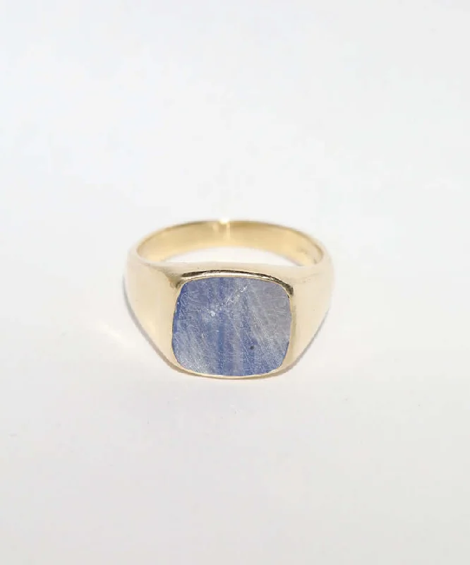 Sapphire Signet Ring