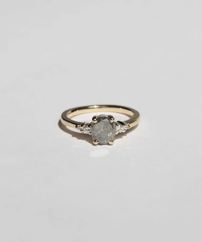 Sloane Salt & Pepper Diamond Ring