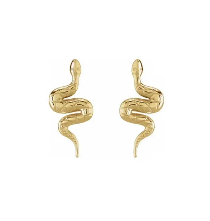 Mini Snake Stud Earrings