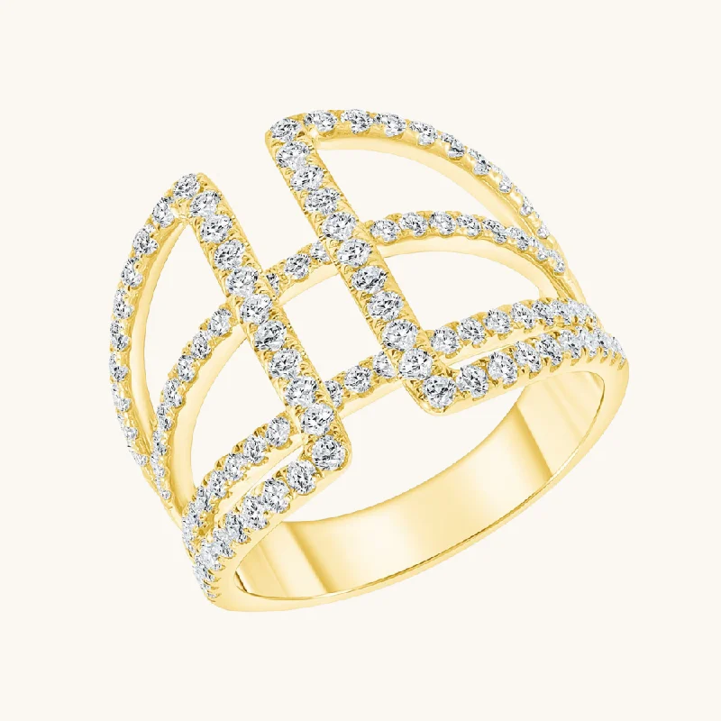 The Janice Diamond Cocktail Ring