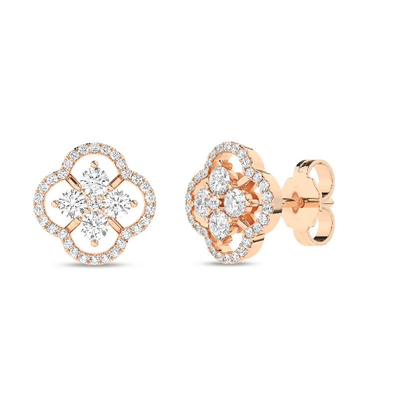 Viola Blossom Studs