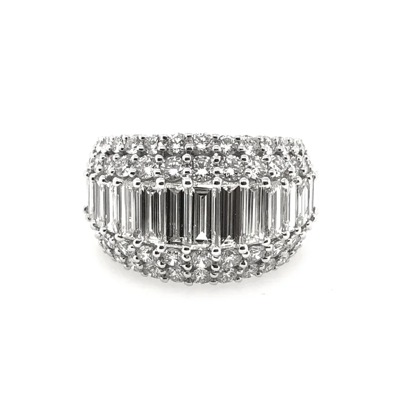 White Gold Diamond Fashion Ring