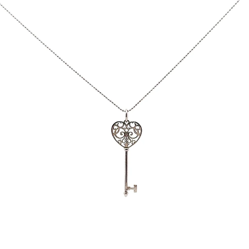 Pre-Owned Tiffany & Co. Diamond Enchant Key Pendant