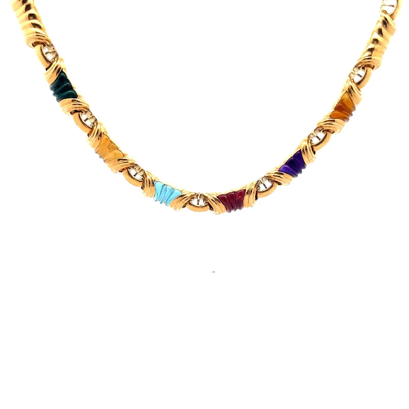 Pre-owned Multi-Gemstone Necklace¬†