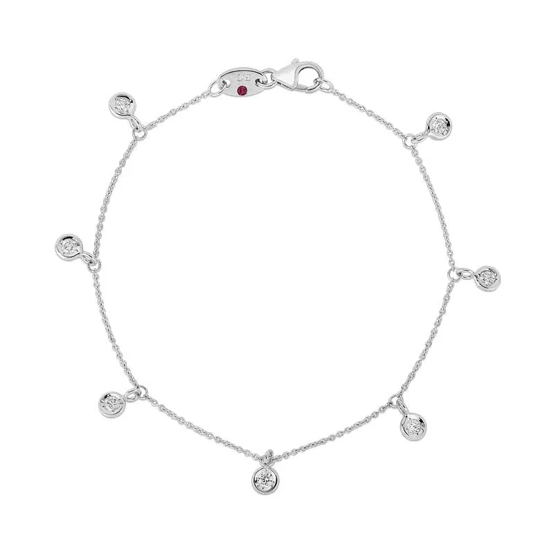 Roberto Coin 7 Station Diamond Bracelet