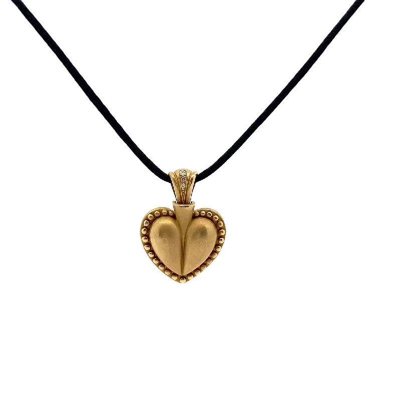 Pre-Owned Kieselstein Heart Pendant