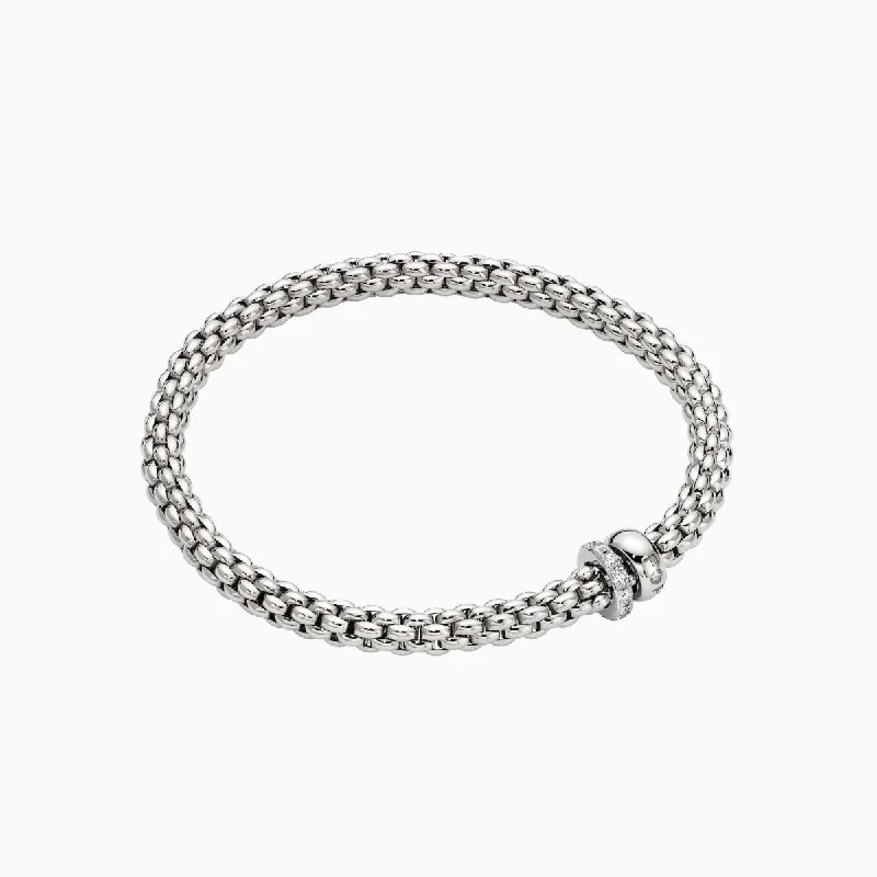 FOPE Flex'it Double Rondel and Diamond Pavé Bracelet