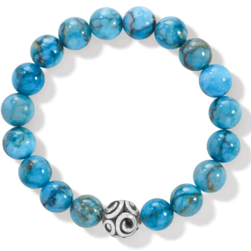 Brighton Contempo Chroma Turquoise Stretch Bracelet