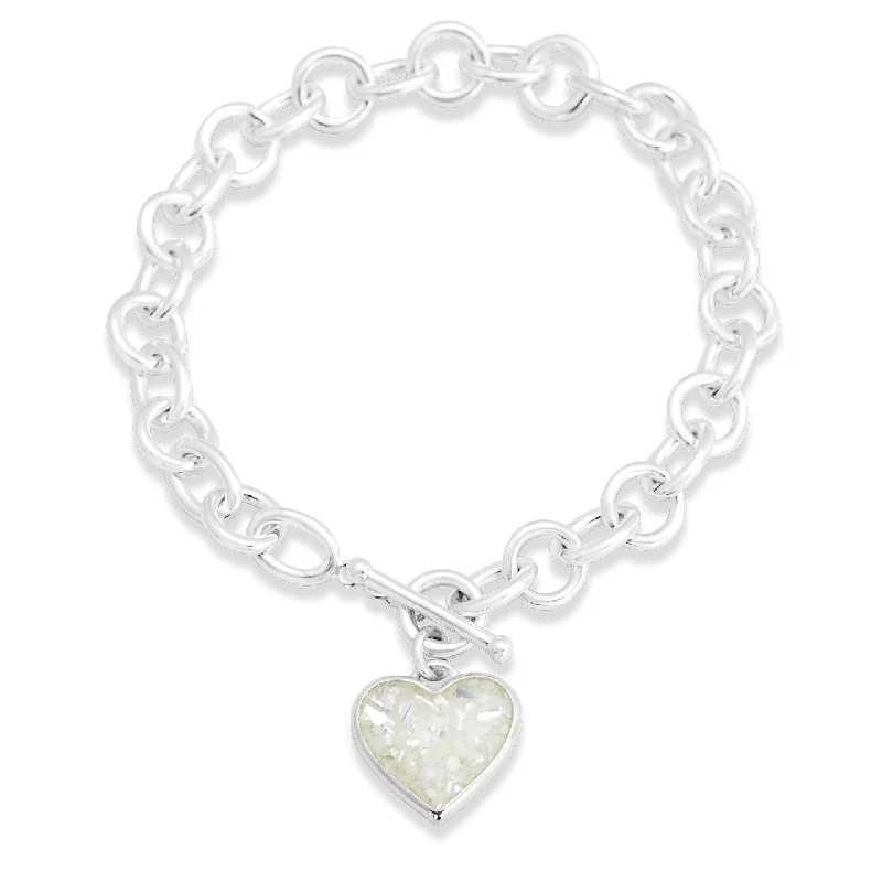 Dune Full Heart Toggle Bracelet