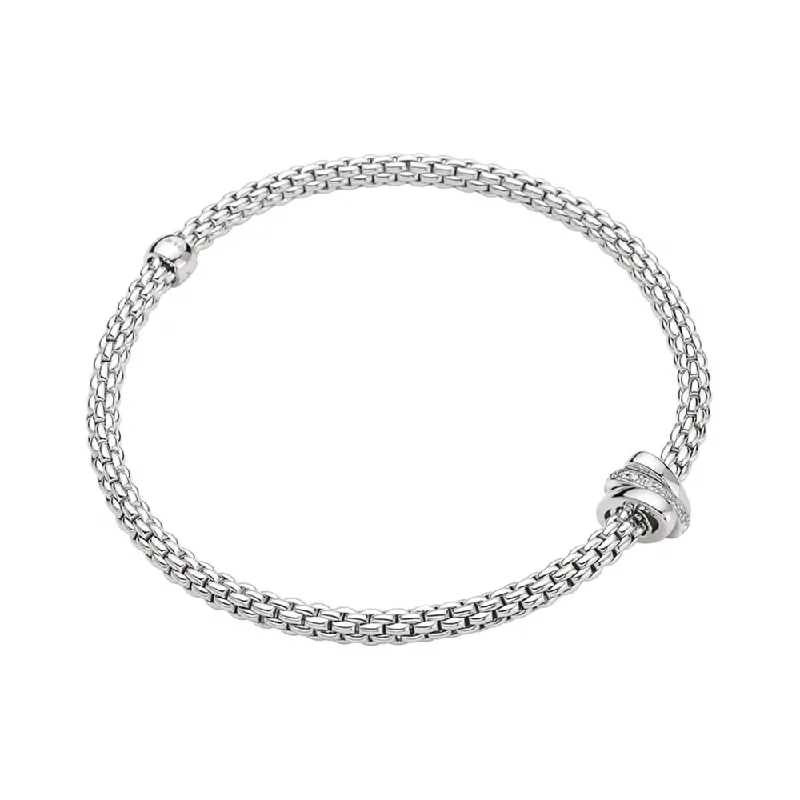 Fope 18k Prima Flex'it Diamond Bracelet