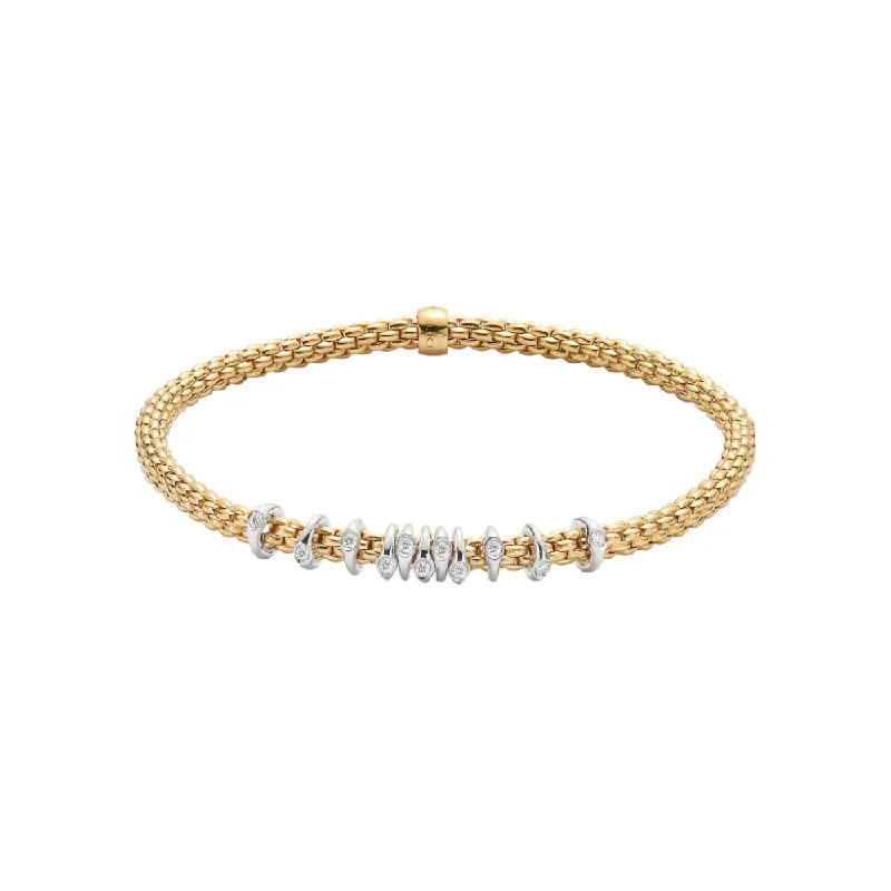 Fope Prima Flex'it Diamond Multi-Station Bracelet