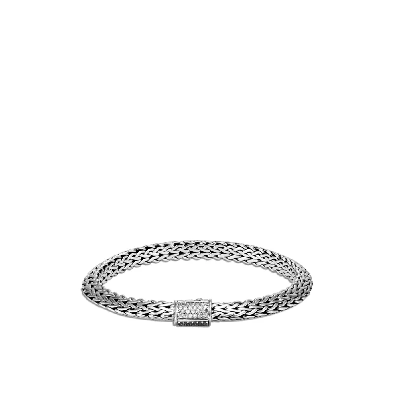 John Hardy Tiga Chain Diamond Bracelet