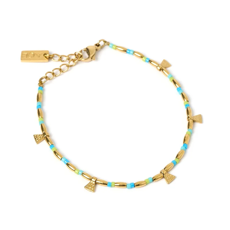 Natalia Gold Bracelet - Ocean