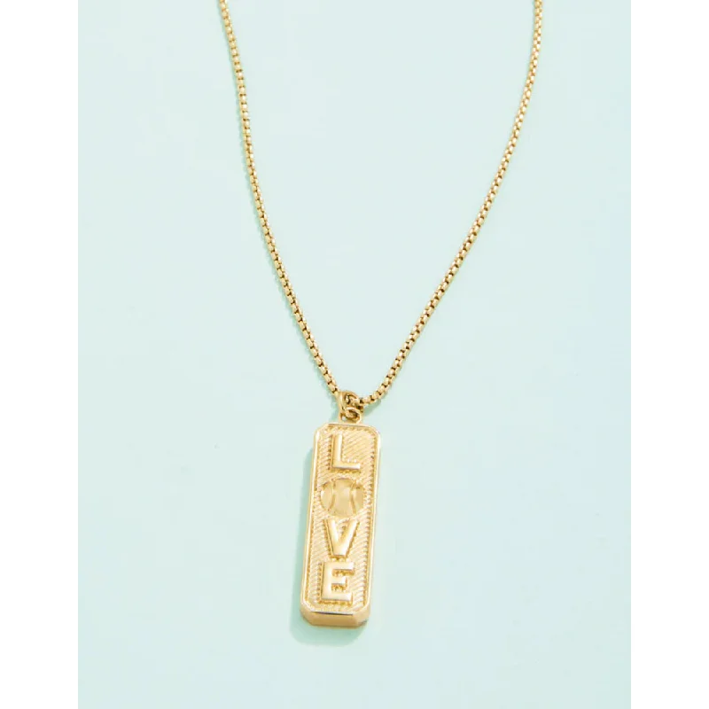 Spartina Love Tennis Necklace - 17"