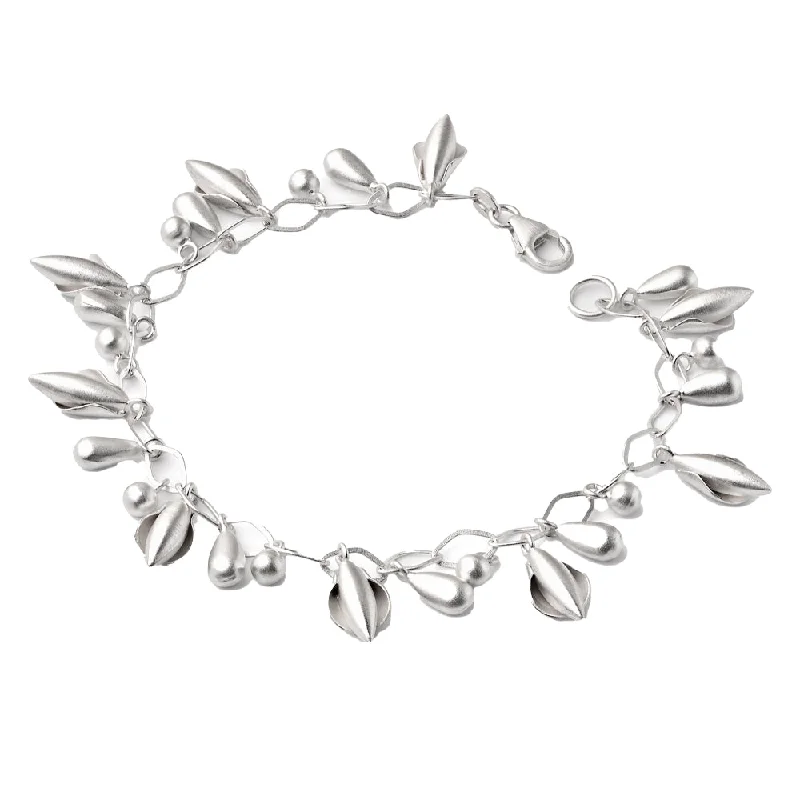 Sterling Silver Wisteria Bracelet